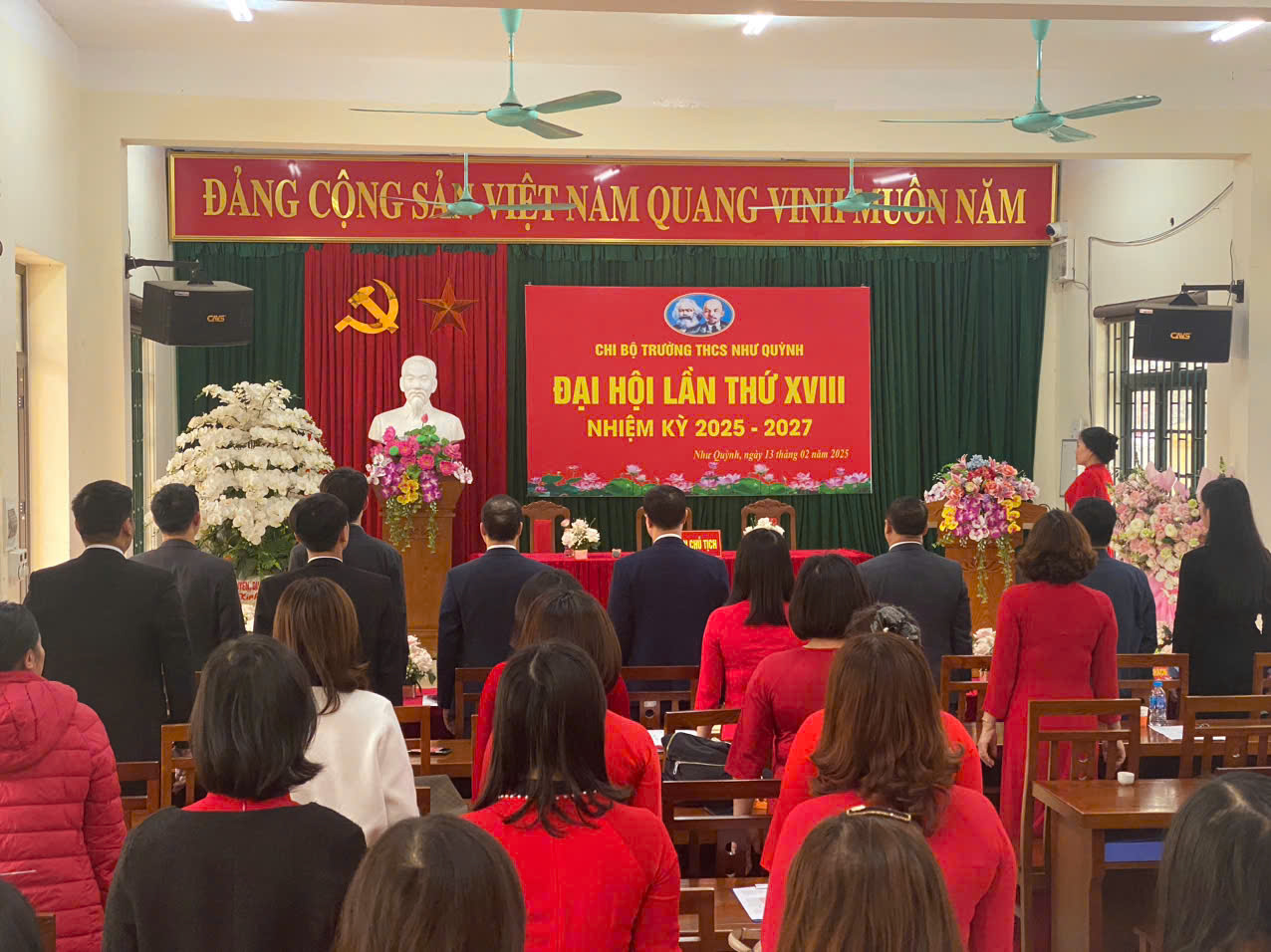 Ngày 13/2/2025, trường THCS Như Quỳnh tổ chức thành công Đại hội chi bộ lần thứ 18