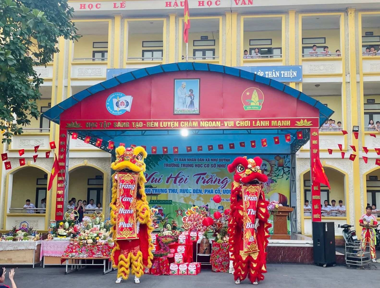 Trung Thu 2025 - Vui hội trăng rằm tại trường THCS Như Quỳnh
